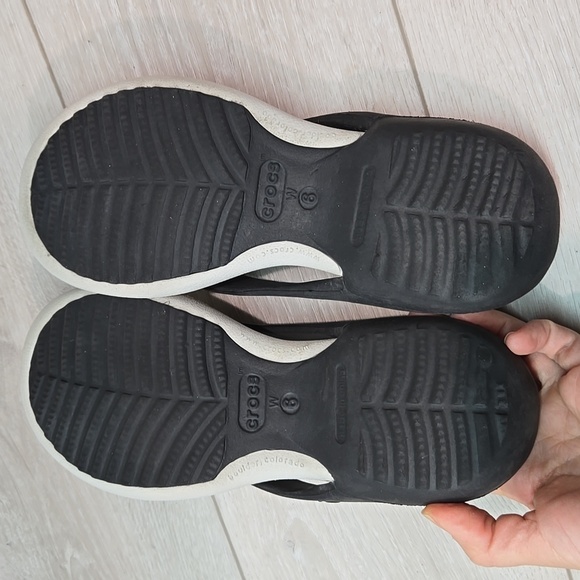 Crocs Women Swiftwater Thong Rubber Sandals shoes sz 6 - Picture 8 of 9